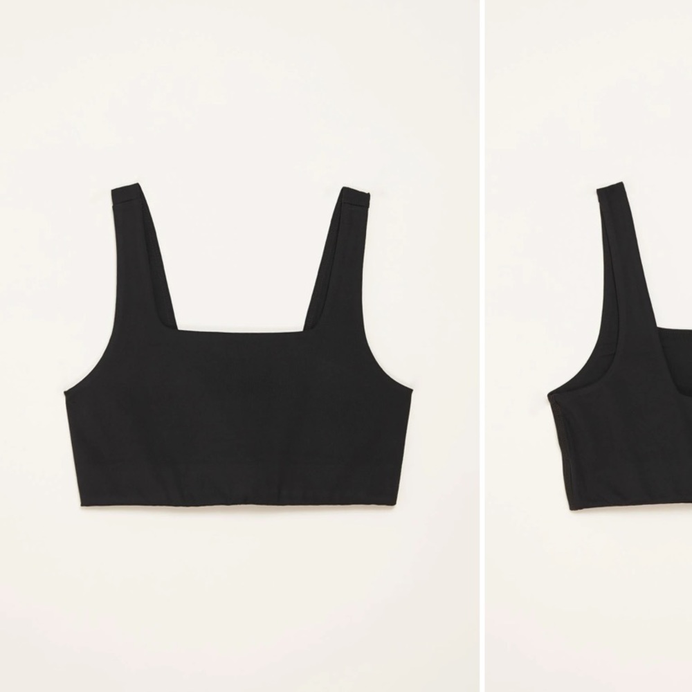 Girlfriend Collective Tommy Bra S, Black